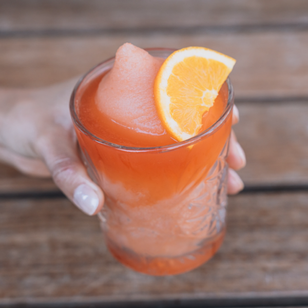 Craft Fraperol Spritz Cocktail